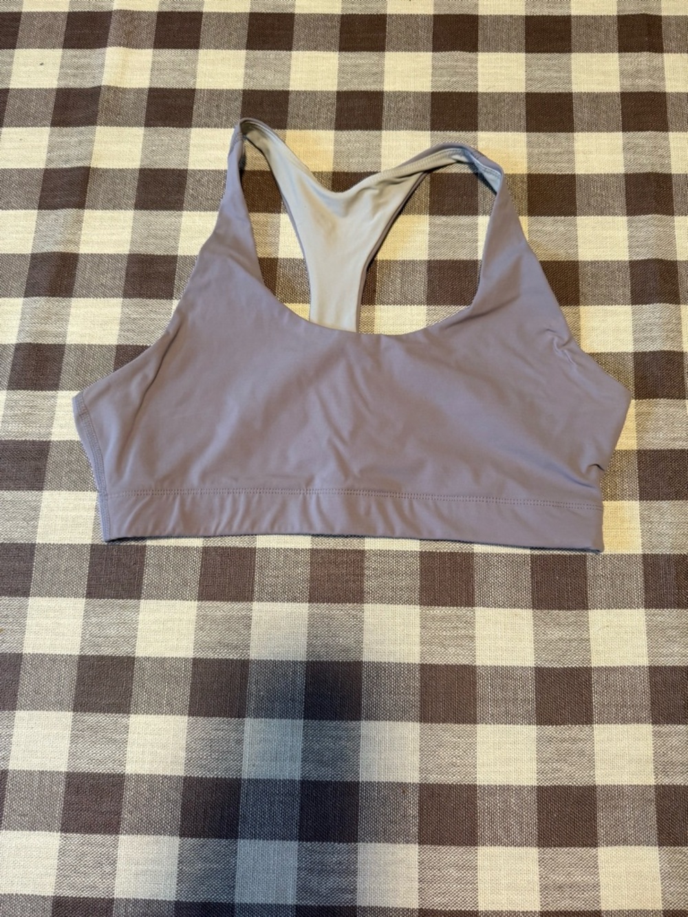 Outdoor Voices Mauve Racerback Sports Bra